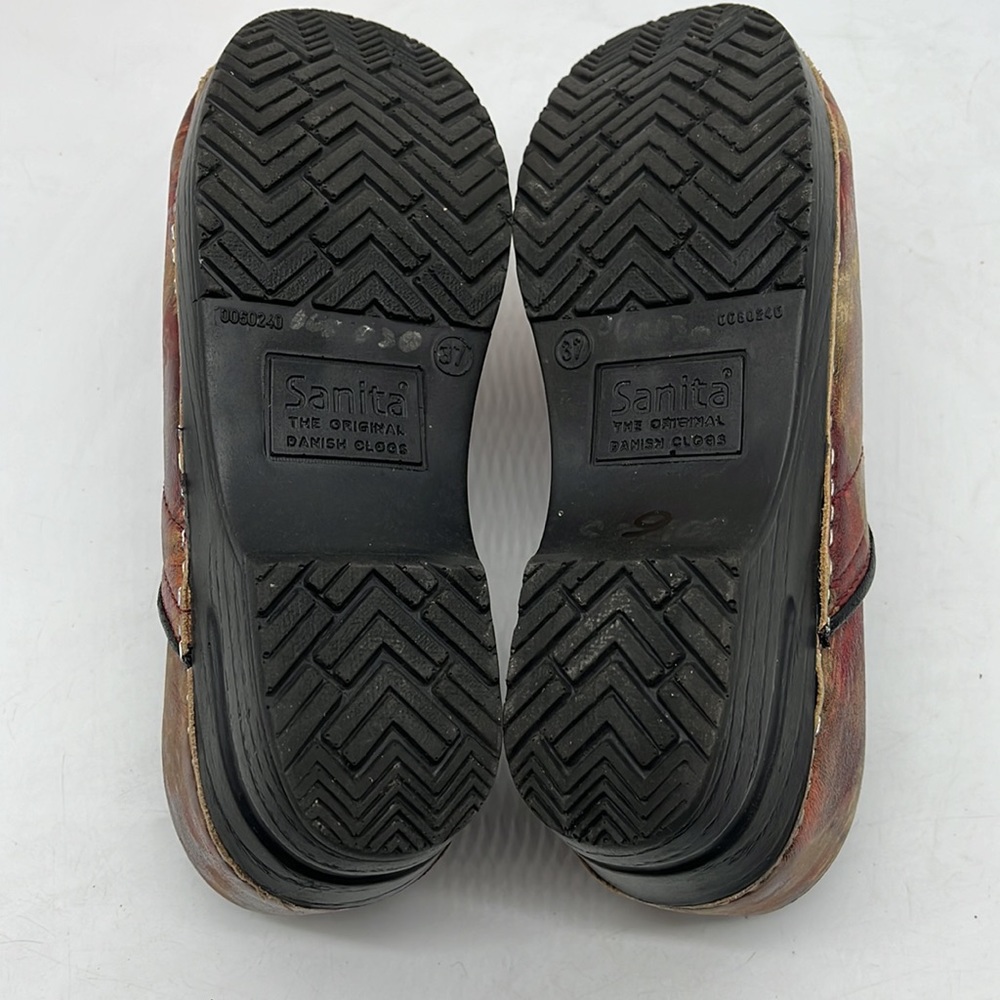 Sanita Multi Color Rust Yellow Clogs Size 37. Cm2… - image 6